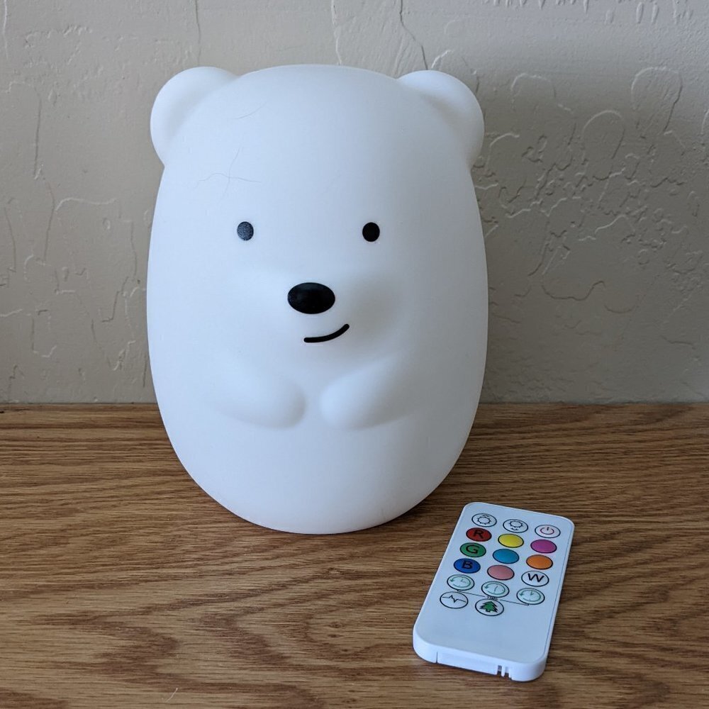 LumiPet Bear LED Light Up Bear Multicolor Nightlight